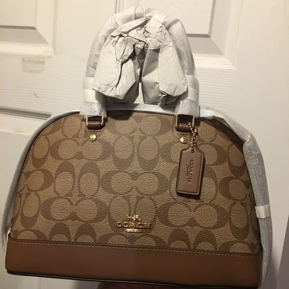 🆕Coach Satchel In Signature Canvas - Picture 3 of 3